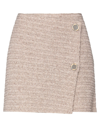 Acne Studios Mini Skirts In Beige