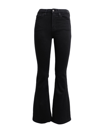 Topshop Woman Jeans Black Size 30w-30l Cotton, Elastane