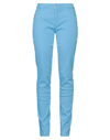 TRUSSARDI JEANS TRUSSARDI JEANS WOMAN PANTS AZURE SIZE 31 LYOCELL, VISCOSE, COTTON, POLYESTER, ELASTANE