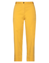 Nine:inthe:morning Nine In The Morning Woman Pants Marigold Size 27 Cotton, Elastane In Yellow