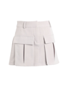 Topshop Mini Skirts In Grey