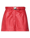 Nora Barth Woman Shorts & Bermuda Shorts Red Size 8 Polyester, Polyurethane