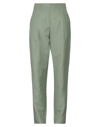 DOROTHEE SCHUMACHER DOROTHEE SCHUMACHER WOMAN PANTS SAGE GREEN SIZE 4 POLYESTER, LINEN