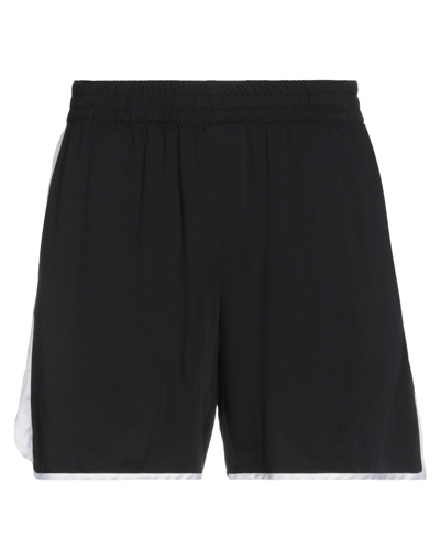 Blue Sky Inn Shadow Jacquard Viscose Shorts In Black