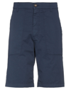 Dirk Bikkembergs Man Shorts & Bermuda Shorts Midnight Blue Size 30 Cotton, Elastane