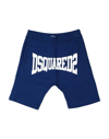 Dsquared2 Babies'  Toddler Boy Shorts & Bermuda Shorts Bright Blue Size 4 Cotton, Elastane