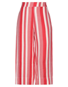 Alpha Studio Cropped Pants In Red