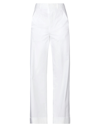 Ann Demeulemeester Woman Pants White Size 10 Cotton In White