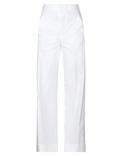 Ann Demeulemeester Pants In White