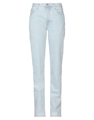 Attico Straight-leg Boyfriend Jeans In Blue