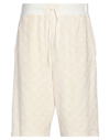 Ambush Man Shorts & Bermuda Shorts Ivory Size Xs Cotton, Polyamide, Elastane In White