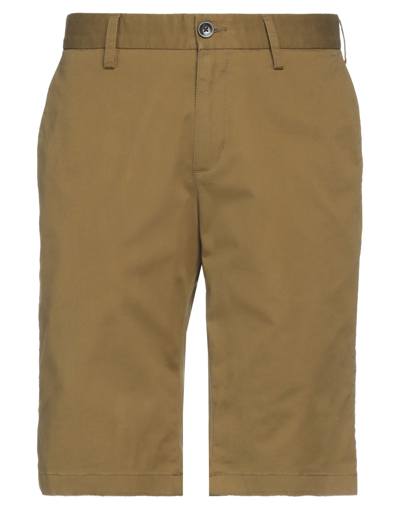 Ben Sherman Man Shorts & Bermuda Shorts Military Green Size 30 Cotton, Elastane In Green