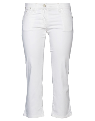 Jacob Cohёn Cropped Pants In White