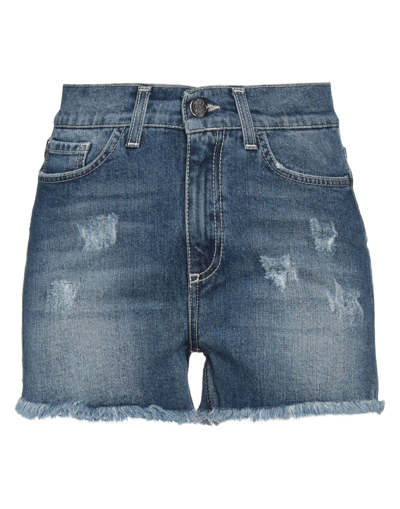 Frankie Morello Denim Shorts In Blue