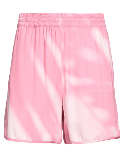 Blue Sky Inn Man Shorts & Bermuda Shorts Pink Size L Viscose