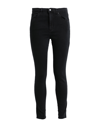 Topshop Woman Jeans Black Size 32w-32l Cotton, Polyester, Elastane In Black