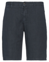 Liu •jo Man Man Shorts & Bermuda Shorts Midnight Blue Size 28 Linen