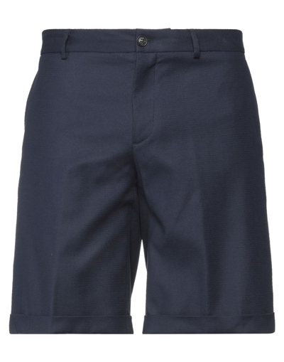 Trussardi Man Shorts & Bermuda Shorts Midnight Blue Size 30 Cotton, Elastane