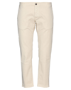 Mc Denimerie Man Pants Ivory Size 38 Cotton, Elastane In White