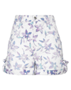 Isabel Marant Woman Shorts & Bermuda Shorts White Size 6 Cotton