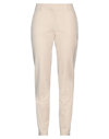 INCOTEX INCOTEX WOMAN PANTS BEIGE SIZE 10 COTTON, ELASTANE