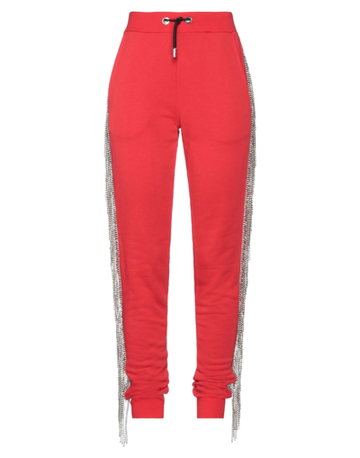 Philipp Plein Pants In Red