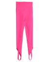 Attico Jamie Milano Knit Stirrup Pants In Pink
