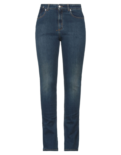 Alexander Mcqueen Jeans In Blue