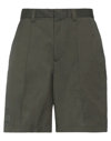 Valentino Garavani Man Shorts & Bermuda Shorts Military Green Size 30 Polyester, Elastomultiester In Green