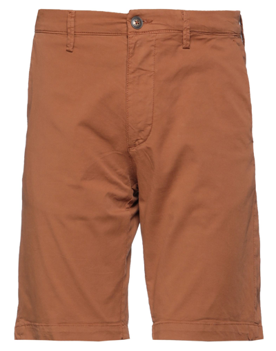 Alley Docks 963 Man Shorts & Bermuda Shorts Brown Size 30 Cotton, Elastane