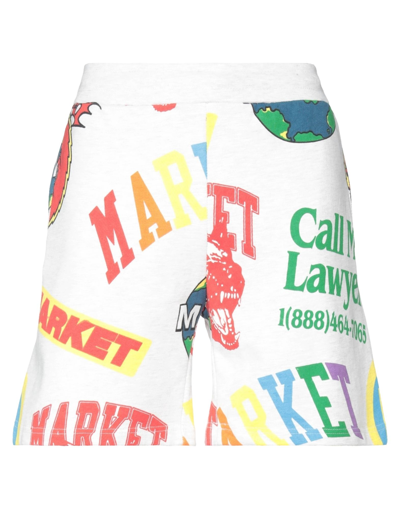 Market Graphic-print Track Shorts In Grey