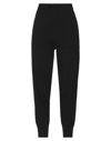 N.O.W. ANDREA ROSATI CASHMERE N. O.W. ANDREA ROSATI CASHMERE WOMAN PANTS BLACK SIZE L WOOL, VISCOSE, CASHMERE, NYLON