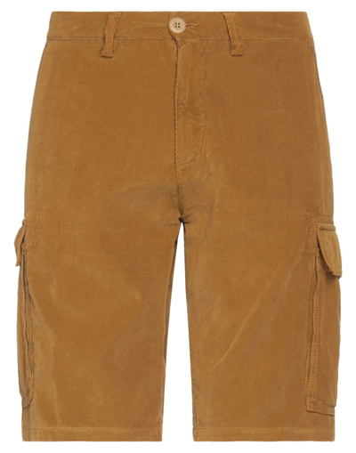 Modfitters Man Shorts & Bermuda Shorts Camel Size 31 Cotton In Beige