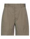 Theory Woman Shorts & Bermuda Shorts Military Green Size 2 Cotton, Elastane