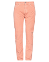 Jacob Cohёn Man Pants Salmon Pink Size 32 Cotton, Linen