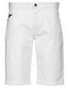 Yes Zee By Essenza Man Shorts & Bermuda Shorts White Size 28 Cotton, Elastane