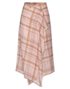 Ballantyne Midi Skirts In Light Pink