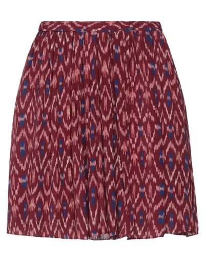 Isabel Marant Étoile Mini Skirts In Purple