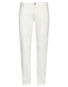 Hand Picked Pants In White
