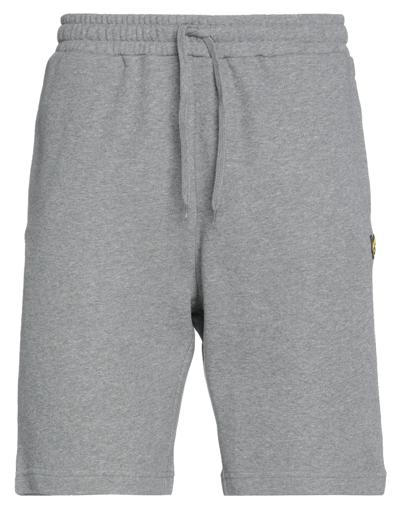 Lyle & Scott Man Shorts & Bermuda Shorts Grey Size Xl Organic Cotton
