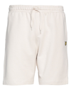 Lyle & Scott Man Shorts & Bermuda Shorts Beige Size L Organic Cotton In Beige