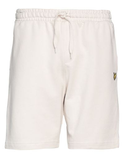 Lyle & Scott Man Shorts & Bermuda Shorts Beige Size L Organic Cotton In Beige