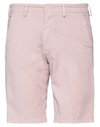 Manuel Ritz Man Shorts & Bermuda Shorts Pink Size 28 Cotton, Elastane