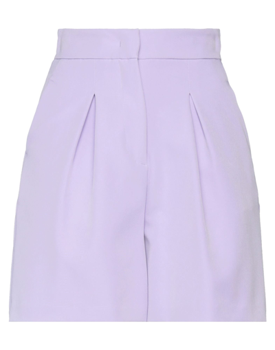 Hinnominate Woman Shorts & Bermuda Shorts Mauve Size M Polyester, Elastane In Purple