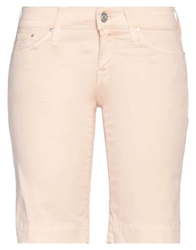 Jacob Cohёn Woman Shorts & Bermuda Shorts Light Pink Size 28 Cotton, Elastane