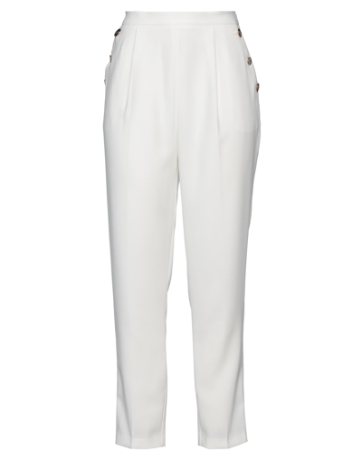 Elisabetta Franchi Pants In White