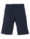 Trussardi Man Shorts & Bermuda Shorts Midnight Blue Size 28 Cotton, Elastane In Blue