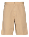 Carhartt Man Shorts & Bermuda Shorts Beige Size 33 Organic Cotton In Beige