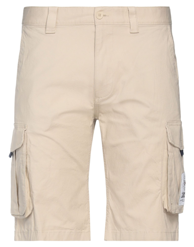Tommy Jeans Man Shorts & Bermuda Shorts Beige Size 28 Cotton, Elastane In Beige
