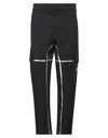 FERRARI FERRARI MAN PANTS BLACK SIZE M COTTON, ELASTANE